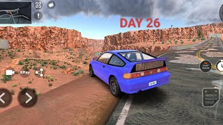 First Time Driving Honda CR-X Off-Road&Epic Crashes in DriveCSX Car Crash Simulator-Day 26 Gameplay!