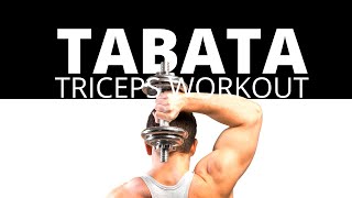 TABATA TRICEPS WORKOUT!