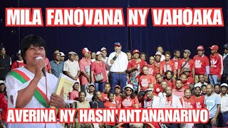 MILA FANOVANA NY VAHOAKA ARY AVERINA NY HASIN'ANTANANARIVO - TOJO RAVALOMANANA, DÉPUTÉ HANITRA