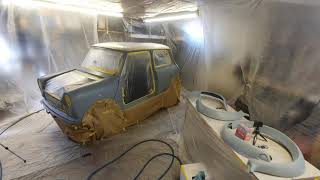 It's paint day for the Mini Cooper!