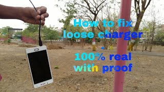 | How to fix loose charger problem|