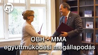 OBH - MMA együttműködési megállapodás