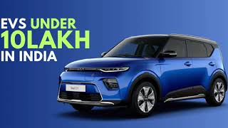 Top Electric Cars in India under 10 lakhs