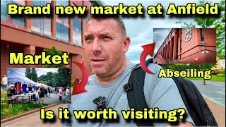 Market day at Liverpool F.C’s Anfield Stadium