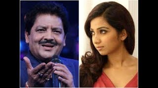 Udit Narayan kissing Shreya Ghoshal