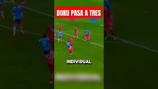 DOKU CONTRA TRES #futbol #jeremydoku #doku