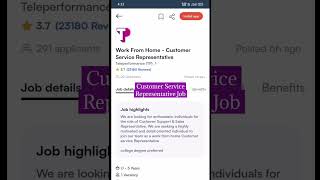 Teleperformance Is Hiring  #ytshorts #trending #viral #