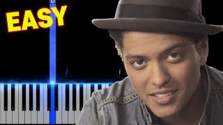 Bruno Mars - Just The Way You Are | EASY Piano Tutorial