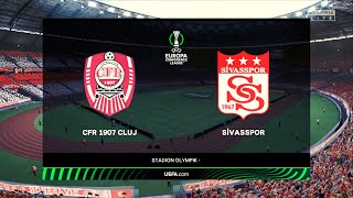 FIFA 22 - CFR Cluj Vs Sivasspor | UEFA Europa Conference League | FULL MATCH