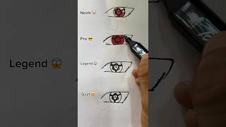 How to draw madara uchiha sharingan ☠️✨||  naruto || #animedrawing #anime  #shorts