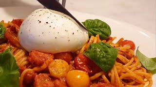 초간단 정말 맛있는 토마토폭탄 부라타치즈 파스타 Creamy Tomato Burrata Pasta