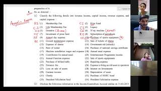 11th P2 CH 9 Non Trading Concern-Lec 3-Classification of Revenue & Capital Q9 Receipt & Payment A/C