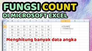 Cara Menghitung Banyaknya Data Angka | Fungsi COUNT di Microsoft Excel