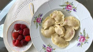 БЕЛОРУССКИЕ ВАРЕНИКИ С КЛУБНИКОЙ // BELARUSSIAN DUMPLINGS WITH STRAWBERRIES