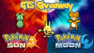 Pokémon Sun & Moon GTS Giveaway - Shiny Baby Pokemon - Third Set - Round 2