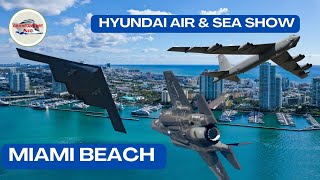 Hyundai Air & Sea Show - US Air Force Flight Show - Miami Beach 27th may 2023