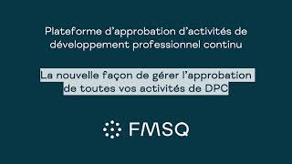 Plateforme d'approbation d'activités de développement professionnel continu