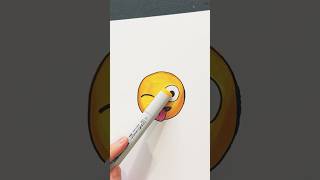 絵文字😜を叩くと変身！tap the emoji!#emojichallenge #shorts #art #artwork#satisfying