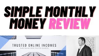 Simple Monthly Money Review