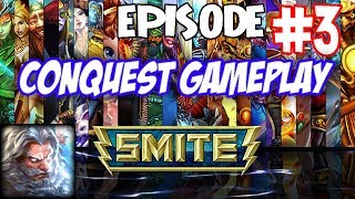 SMITE: Episode 3: Conquest w/ friends | Commentary | Zeus