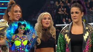 Nia Jax & Tiffany Stratton will face Bayley & Naomi in a loser leaves SmackDown match