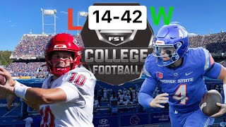 Boise State vs New Mexico Game Review and Reaction Video! Big win on The Blue!