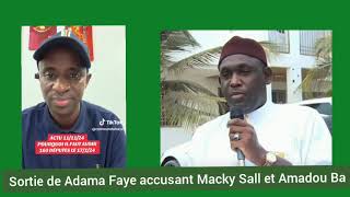 Sortie de Adama Faye accusant Macky Sall et Amadou Ba de corruption : La réaction de Mimi Touré