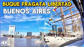 【4K】VISITÉ LA FRAGATA LIBERTAD, DIA DE LA INDEPENDENCIA - ARMADA ARGENTINA | Buenos Aires Walk