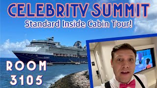 ROOM TOUR: Celebrity Summit Standard Inside Cabin 3105