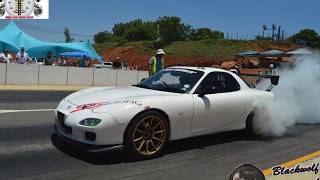 SPS Racing at Midway Drags with Mazda RX7FD 20B and 13B Turbo, RX7FC 13B Turbo, RX8 Turbo