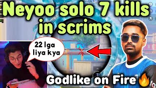 Godlike on fire 🔥 Neyoo solo 7 kills with running car spray shocked 🥵