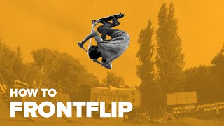 Как сделать фронтфлип на самокате (How to Frontflip Scooter)