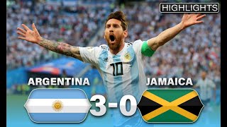 Argentina vs Jamaica 3-0 Highlights (28.09.2022)