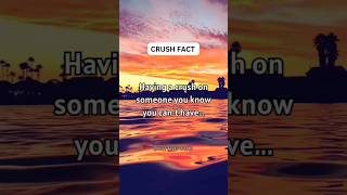 Having a crush on someone you know you can't have... #shorts #psychologyfacts #subscribe