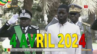 Anniversaire 64eme de l'indépendance du Sénégal SPÉCIAL 4 AVRIL 🇸🇳  CÉRÉMONIE DE LEVÉE DES COULEURS