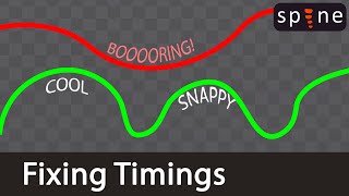 Adjusting the timings in Spine