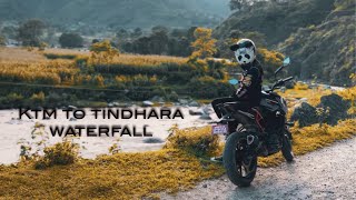 KTM TO TINDHARA WATERFALL 💦 CINEMATIC SHOTS 💝 OFF ROAD RIDE🥲