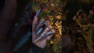 Ногти на осень #halloweennails #хеллоуин #маникюрнахеллоуин #ногтиоктябрь2024