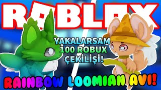 RAINBOW LOOMIAN AVI! // YAKALARSAM 100 ROBUX ÇEKİLİŞİ YAPIYORUM!