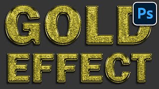 GOLD Effect in Photoshop | Simply and Easy