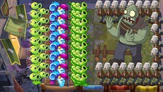 Plant;s vs Zombies 2 Battlez - Dusk Lobber, Three Peashooter and Sling Pea