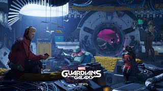 Guardians of the Galaxy PS4 PRO первый взгляд сложность мы справимся 2 глава #2