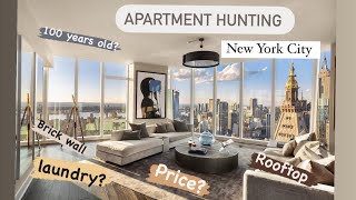 APARTMENT HUNTING IN NYC | locations, rent prices, variety and tips