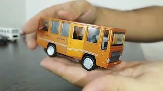 Diecast old Fiat bus collection