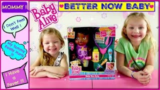 BABY ALIVE Better Now Baby Doll Goes to the Doctor