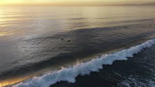 Surfing - Manhattan Beach Pier - North Side - December 7th, 2020 - 4:38pm PST - 4K - DJI Phantom - 3