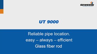 UT 9000 pipe locator - How to locate non-metallic pipes