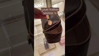 Louis Vuitton wishlist 🤎 #louisvuitton #shopping #shoppingvlog #luxury