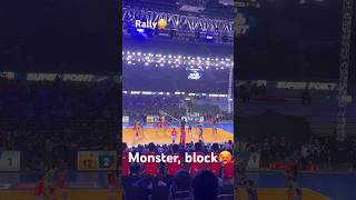 Grate rally😳monster block 🥵colicut team 🥵won tha match🥳#volleyball #calucut