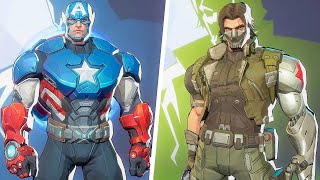 Marvel Rivals - ALL Captain America & Winter Soldier Abilities